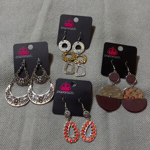 Assortment of paparazzi earrings